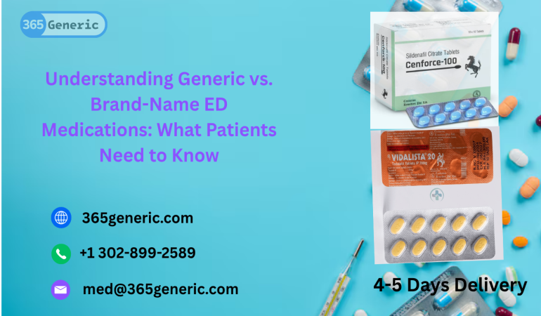 Understanding Generic vs. Brand-Name ED Medications