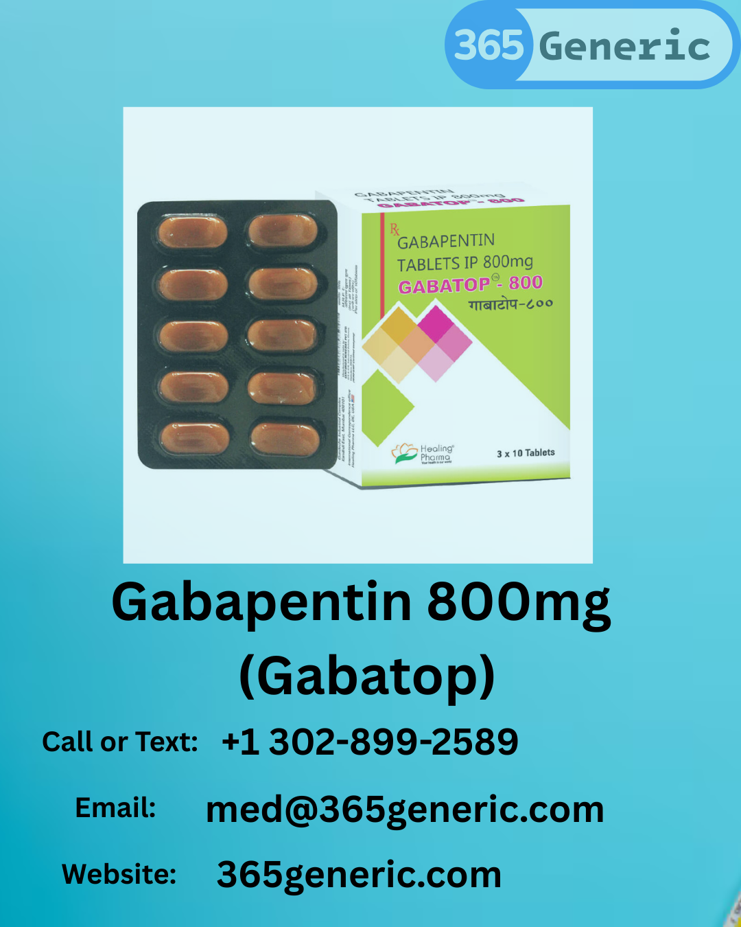 Buy Gabapentin 800mg Online