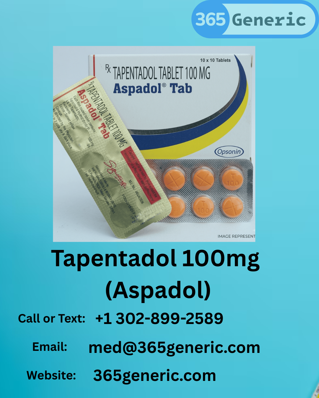 Buy Tapentadol 100mg Online