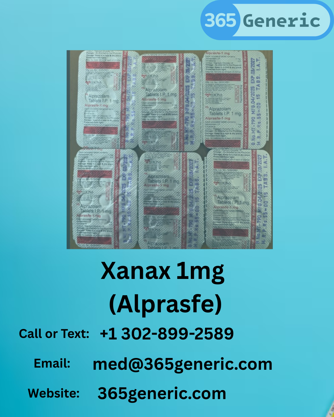 Buy Xanax 1mg (Alprasfe) Online | Fast Delivery USA