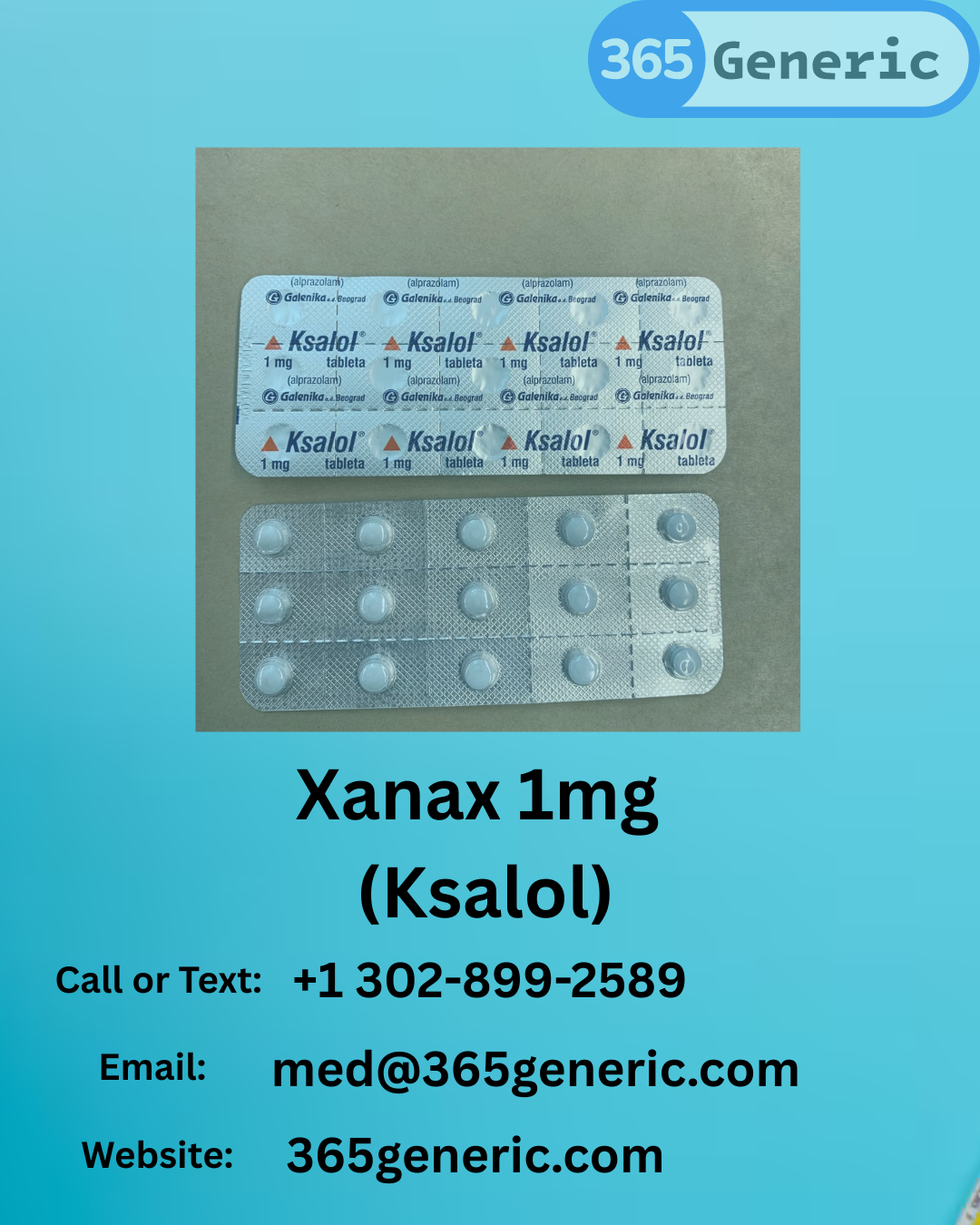 Buy Xanax 1mg (Ksalol) Online | Fast Delivery USA